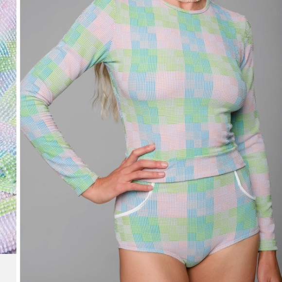 Seea palomar swim rasshguard top and bottom size small - Picture 4 of 9